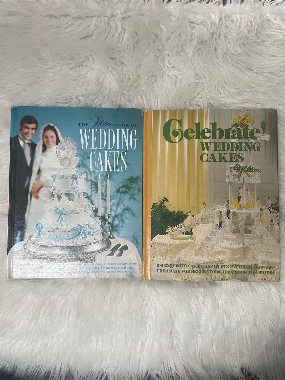 Vintage Wedding cake hard cover books